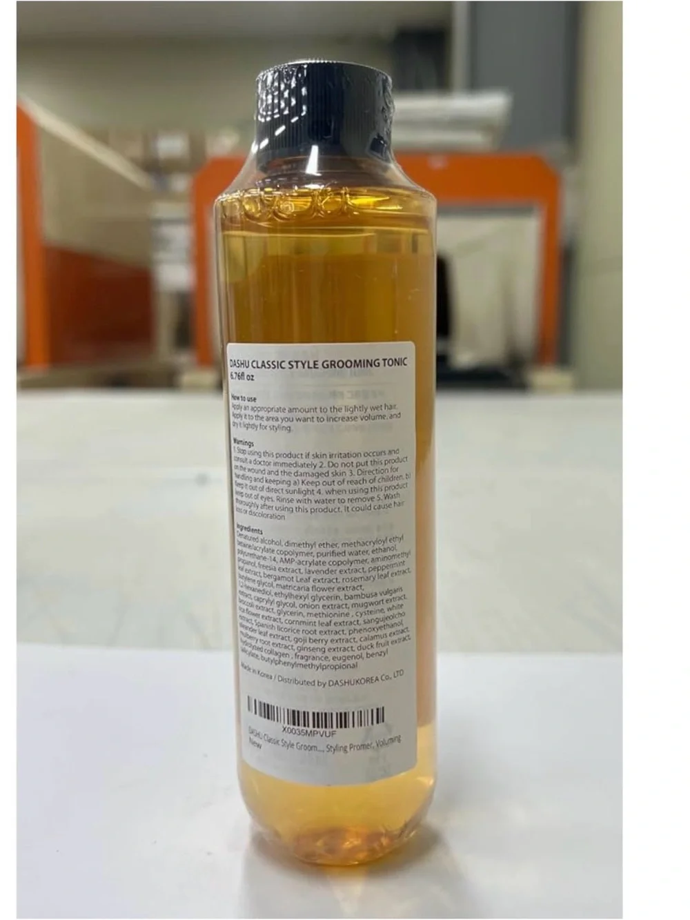 DASHU Classic Style Grooming Tonic Natural Hold Low Shine 6.76 oz